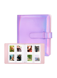 O Ozone 256 Pockets Polaroid Book Photo Album for Fujifilm Instax Mini 11 90 70 9 8+ 8 LiPlay Instant Camera, Purple