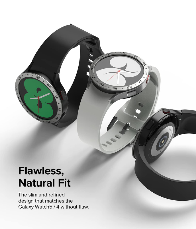 Ringke Bezel Styling Case for Samsung Galaxy Watch 5/4 01 40mm, Clear