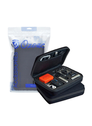 Ozone GoPro Hero 7/6/5/4/3 Shockproof Portable Case Camera Bag, Large Size, Black
