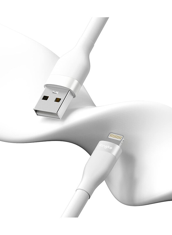 

Ringke Fast Charging Pastel Cable USB Type-A to Lightning (2m) White