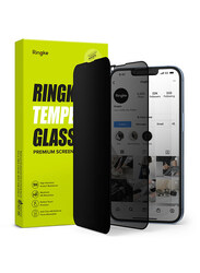 Ringke Apple iPhone 14/13/13 Pro Privacy Tempered Glass Screen Protector, Clear