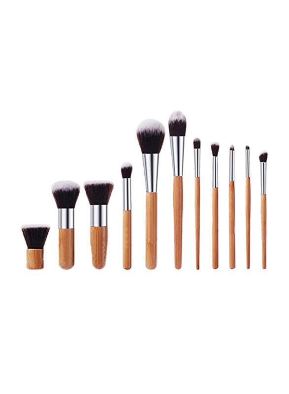

Other Brand Professional 11 Pieces Makeup and Cosmetic Brushes Set, Brown