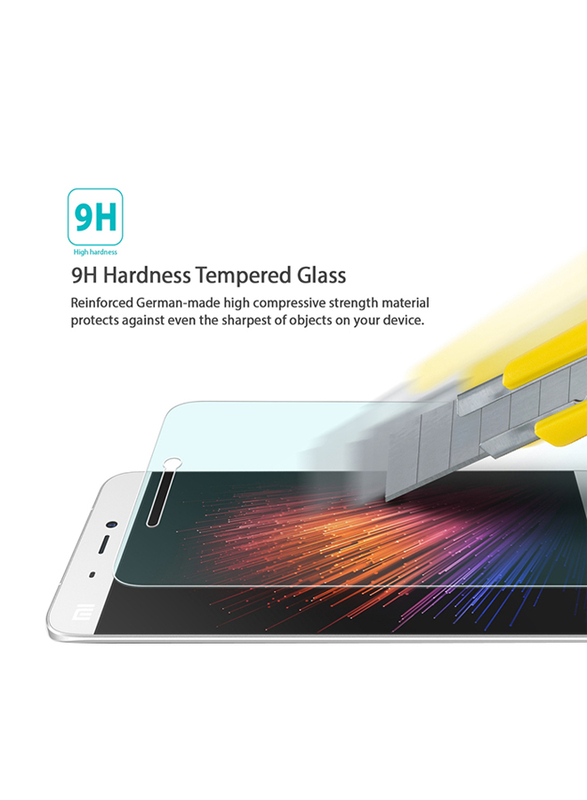 Rearth Xiaomi Mi 5 Ringke Invisible Defender 9H Tempered Glass Screen Protector, Clear