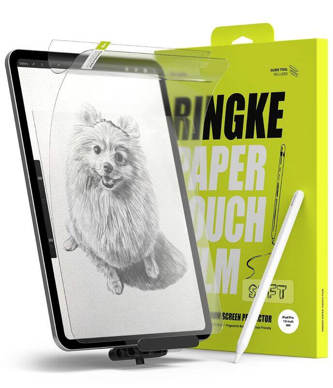 

Ringke - Paper Touch Soft Film Compatible with iPad Pro 13 Inch Screen Protector (M4, 2024) - 2 Pack