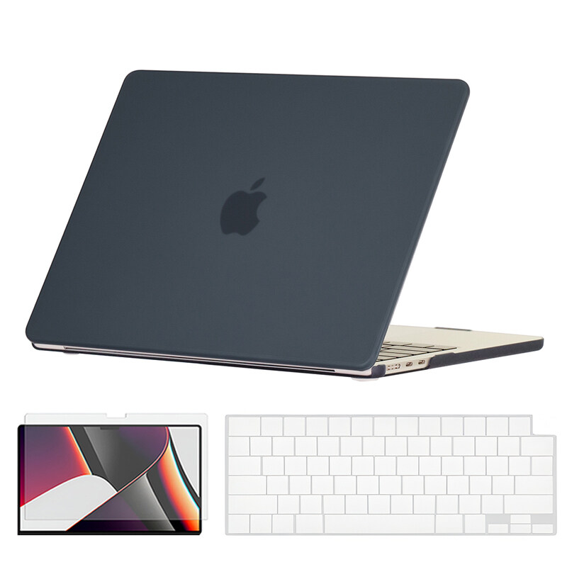 

O Ozone - Rubberized Matte Case MacBook Pro 14 inch (A2442, A2779, A2918, A2992) 2021 (A3112, A3185, A3401) M4 2024 with Keyboard Cover & Screen Prote