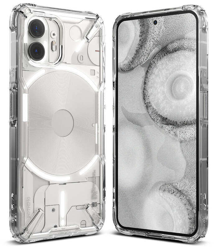 

Ringke Fusion-X Compatible with Nothing Phone (2) Case Cover Transparent Hard Back Soft Flexible TPU Bumper Scratch Resistant Shockproof Protection No