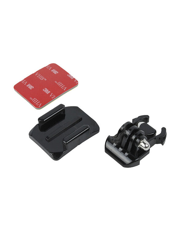 

Ozone GoPro Hero 5/4/3 Helmet Curved Surface & Mount with 3M Sticker, Black