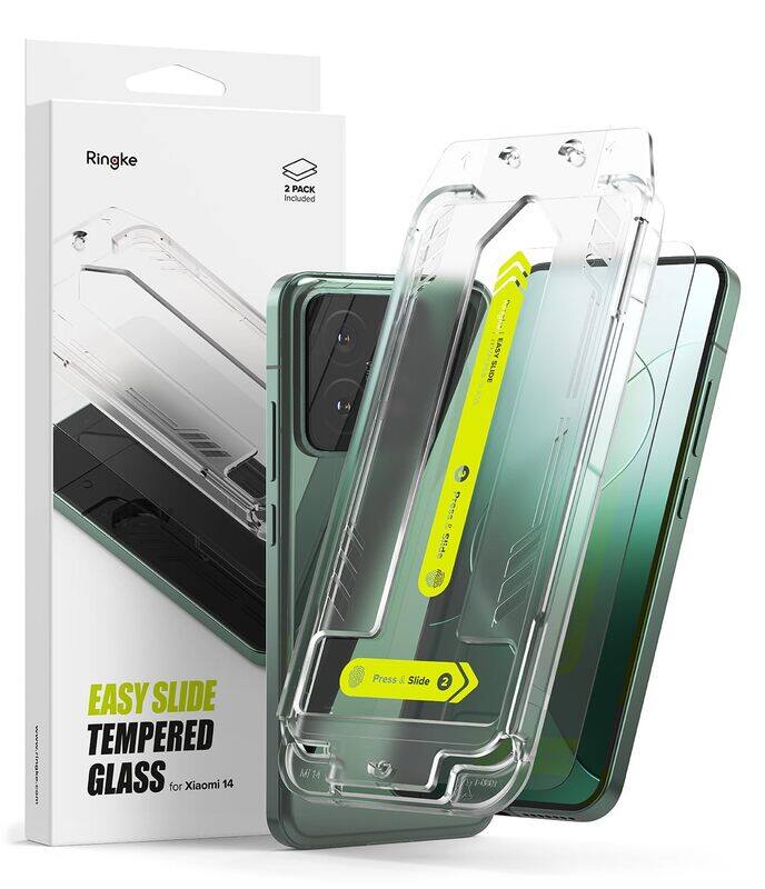 

Ringke - Tempered Glass Easy Slide Compatible with Xiaomi 14 Screen Protector - 2 Pack