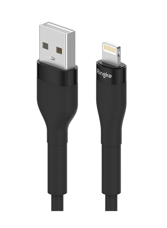 

Ringke Fast Charging Pastel Cable USB Type-A to Lightning (1.2m) Black