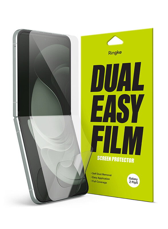 

Ringke Samsung Galaxy Z Flip 5 5G (2023) Dual Easy Film Screen Protector, 2-Piece, Clear