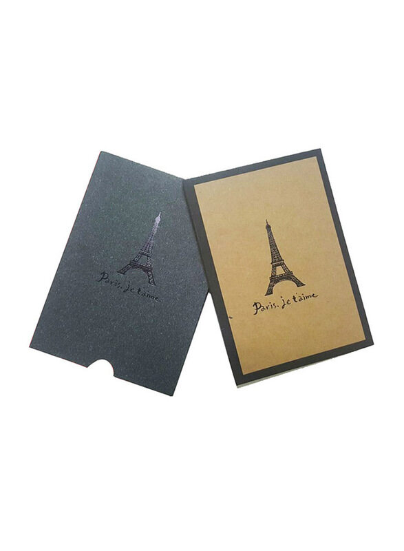 

Caiul Paris Eiffel Tower Creative Self Adhesive Photo A5 Album, Grey