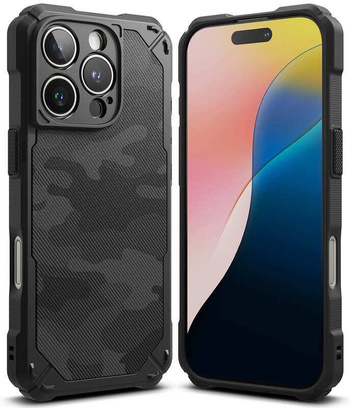 

Ringke - iPhone 16 Pro Case , Rugged Gear Series Compatible with MagSafe Protective Phone Case Cover - Camo Black