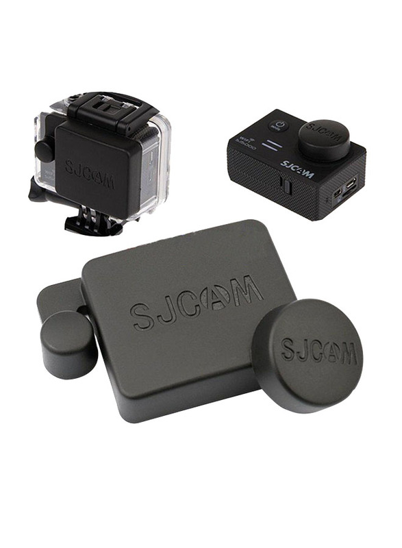 SJCAM SJ4000/SJ4000WiFi/SJ4000Plus Protective Housing Camera Lens Cover Kit, Black