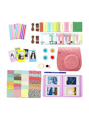 Fujifilm Instax Mini 8 / Mini 9 / Mini 8+ Camera 10 in 1 Accessories Bundles Set, Pink