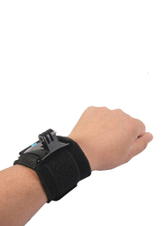 Telesin GoPro Hero 5/4/3/SJCAM Action Camera Wrist Strap Elastic Arm Band Mount, Black