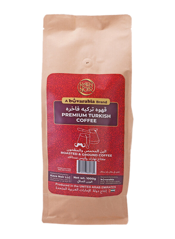 

Kava Noir Premium Turkish Roasted and Ground Coffee, 1 Kg