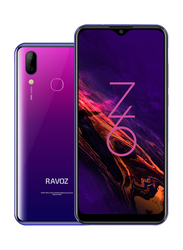 Ravoz Z6 64GB Purple Galaxy, 4GB RAM, 4G LTE, Dual Sim Smartphone