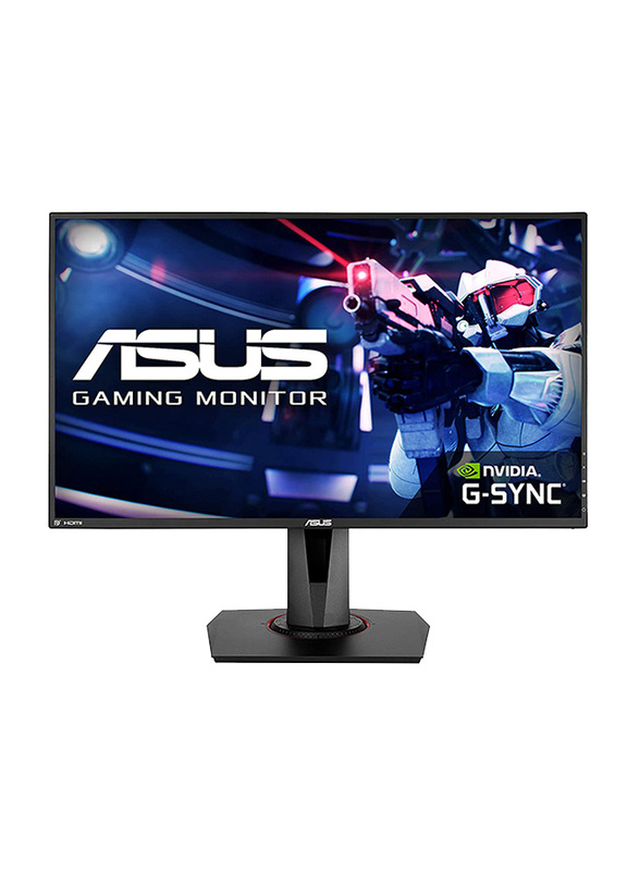 Asus 27-inch Full HD LED Nvidia G-SYNC Compatible Esports Gaming Monitor, VG278QR, Black