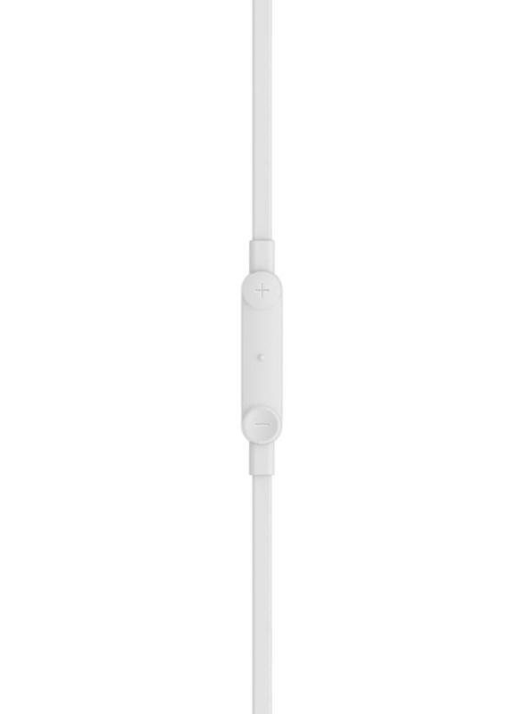 Belkin Rockstar Wired In-Ear Noise Cancelling Lightning Connector Headphone with Mic, White