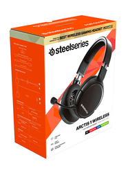 Steel Series Arctis 1 Wireless Over-Ear Gaming Headset with Mic, Black