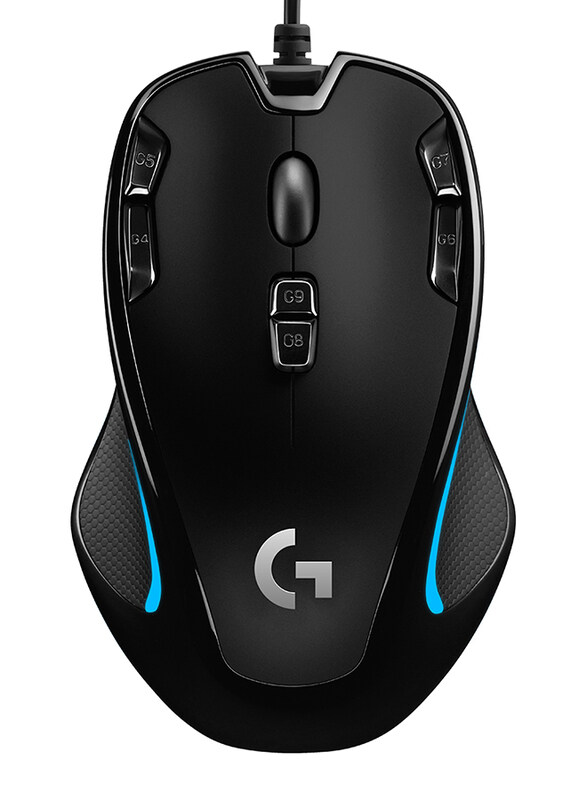 

Logitech G300S Wired Optical Gaming Mouse for PC/Mac, Blue/Black