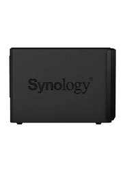 Synology 2 Bay NAS DiskStation DS220+ (Diskless), 2-Bay, 2GB DDR4, Black