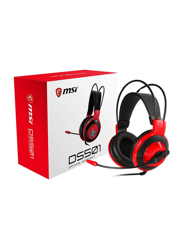 MSI DS501 Stereo Gaming Headset, Black