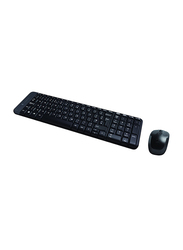 Logitech MK220 Wireless English Keyboard and Mouse, Black