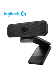 لوجيتك C925e 1080P كاميرا ويب عالية الدقة للأعمال و مكالمات الفيديو لأجهزة الكمبيوتر المحمول / الكمبيوتر المحمول / شاشة LCD ، أسود