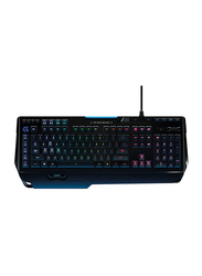 Logitech G910 Wired Mechanical Gaming English Keyboard, Black