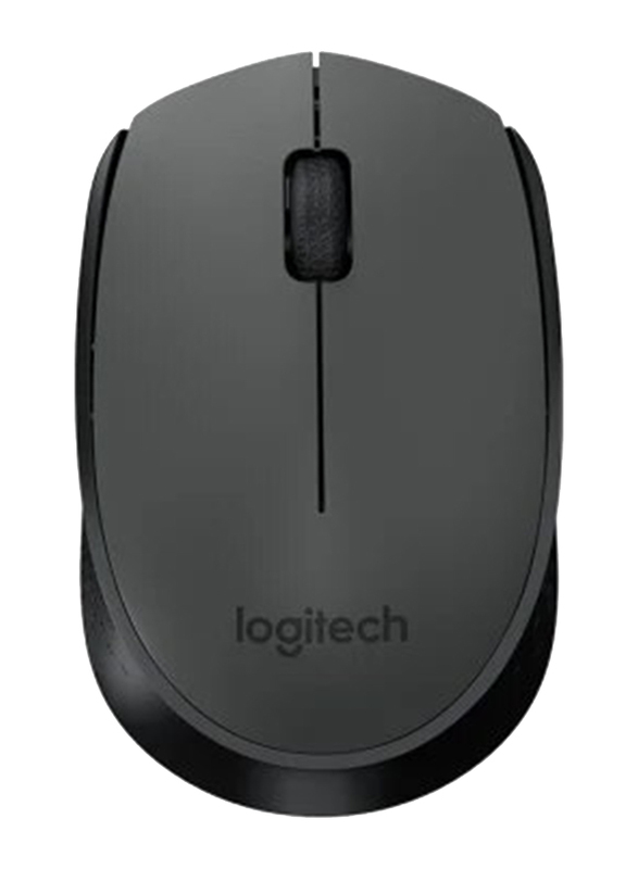 Logitech MK235 Wireless English Keyboard and Mouse Combo Set, Grey/Black