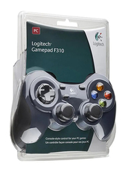 Logitech F310 Gamepad Controllers for PC, Dark Blue