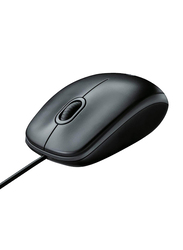 Logitech M100 Wired Optical Mouse, Black