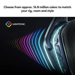 Logitech G633S 7.1 Lightsync 3.5mm Jack Over-Ear Gaming Headset, Black