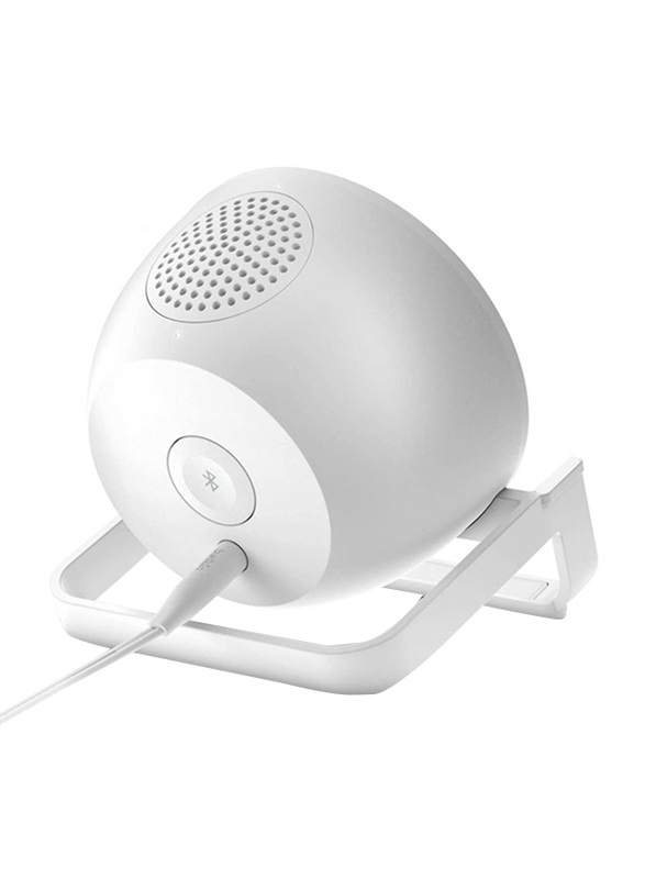 Belkin Boost Charge Wireless Charging Stand with Speaker, White