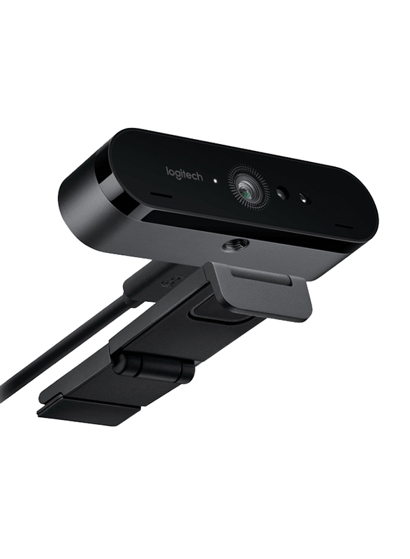 لوجيتك كاميرا ويب إصدار بريو ستريم 4 كيه في سي يو اس بي ، أسود