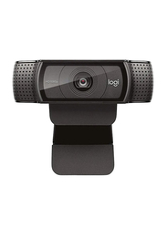 Logitech C920 Pro 1080P Full HD Webcam, Black