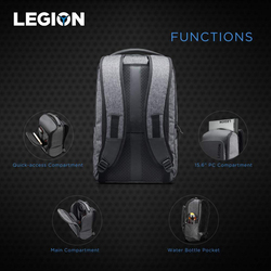 Lenovo Legion Recon 15.6-inch Gaming Backpack Laptop Bag, Black