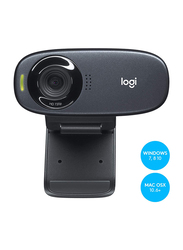 Logitech C310 USB HD Webcam, Black