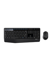 Logitech Mk345 Rf Wireless English Keyboard and Mouse Combo Set, Black