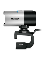 Microsoft LifeCam Studio HD Webcam, Silver/Black