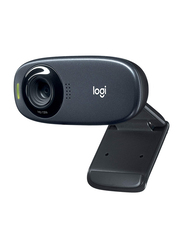 Logitech C310 USB HD Webcam, Black