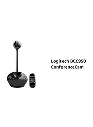 Logitech BCC950 Conference Webcam, Black