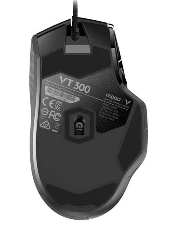 Rapoo VPRO VT300 Wired Gaming Optical Mouse, Black