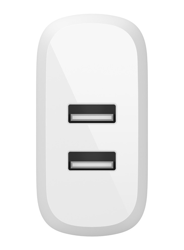 Belkin US Wall Charger, USB-A To Micro-USB Data and Charge Cable, White