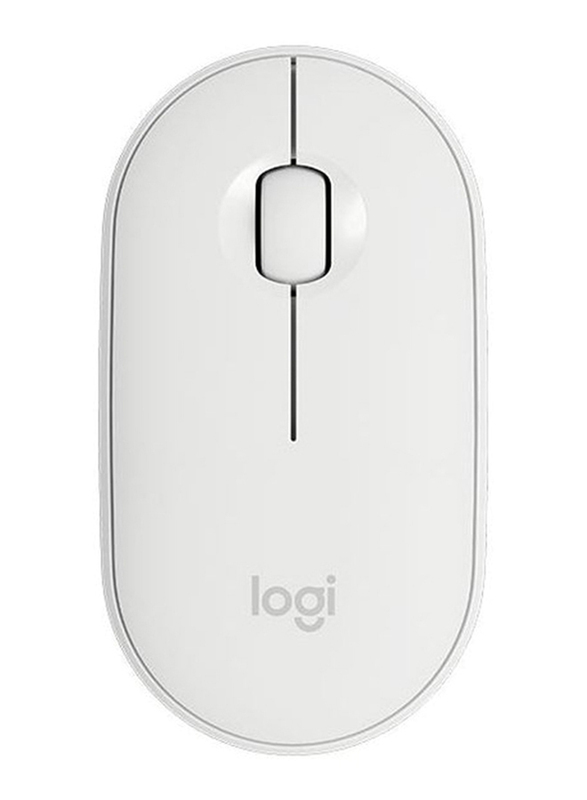 Logitech Pebble M350 Wireless Bluetooth Optical Mouse, Off White
