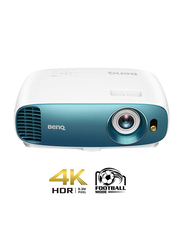 BenQ True UHD DLP Home Entertainment Projector, 3000 Lumens, TK800M, White