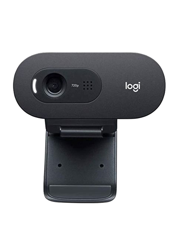 Logitech C270 HD Desktop Webcam, Black