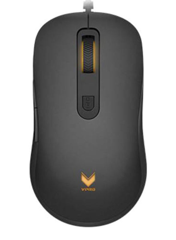 Rapoo VPRO V16 Wired Optical Gaming Mouse, Black
