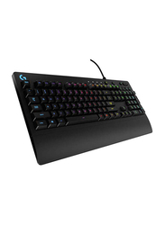 Logitech G213 Prodigy Wired English Gaming Keyboard for PC, Black